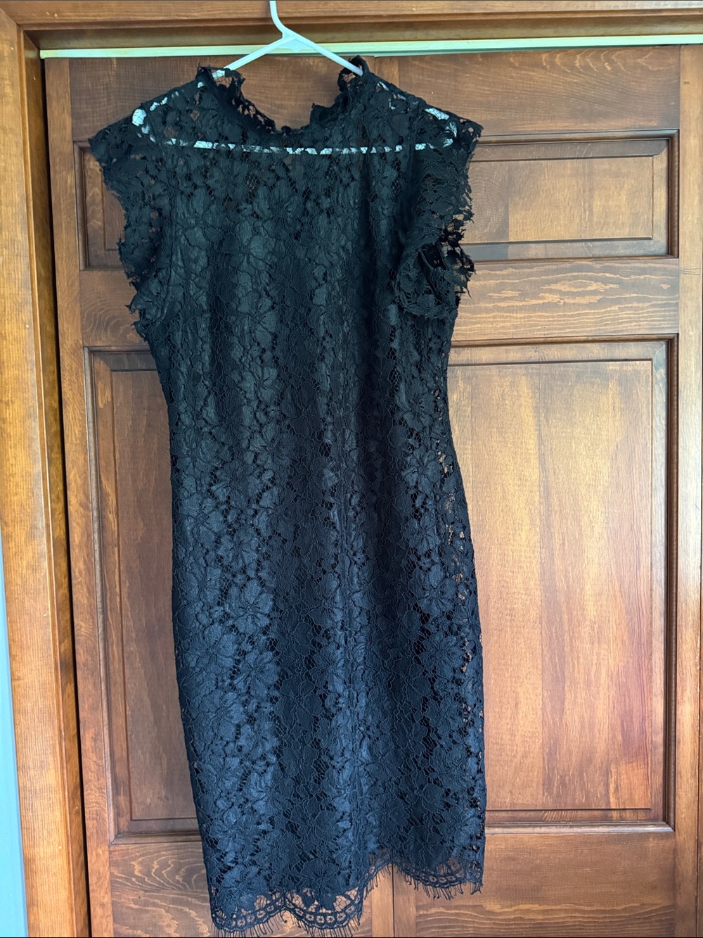 Black Lace Sheath Dress - Elegant Women's Dress